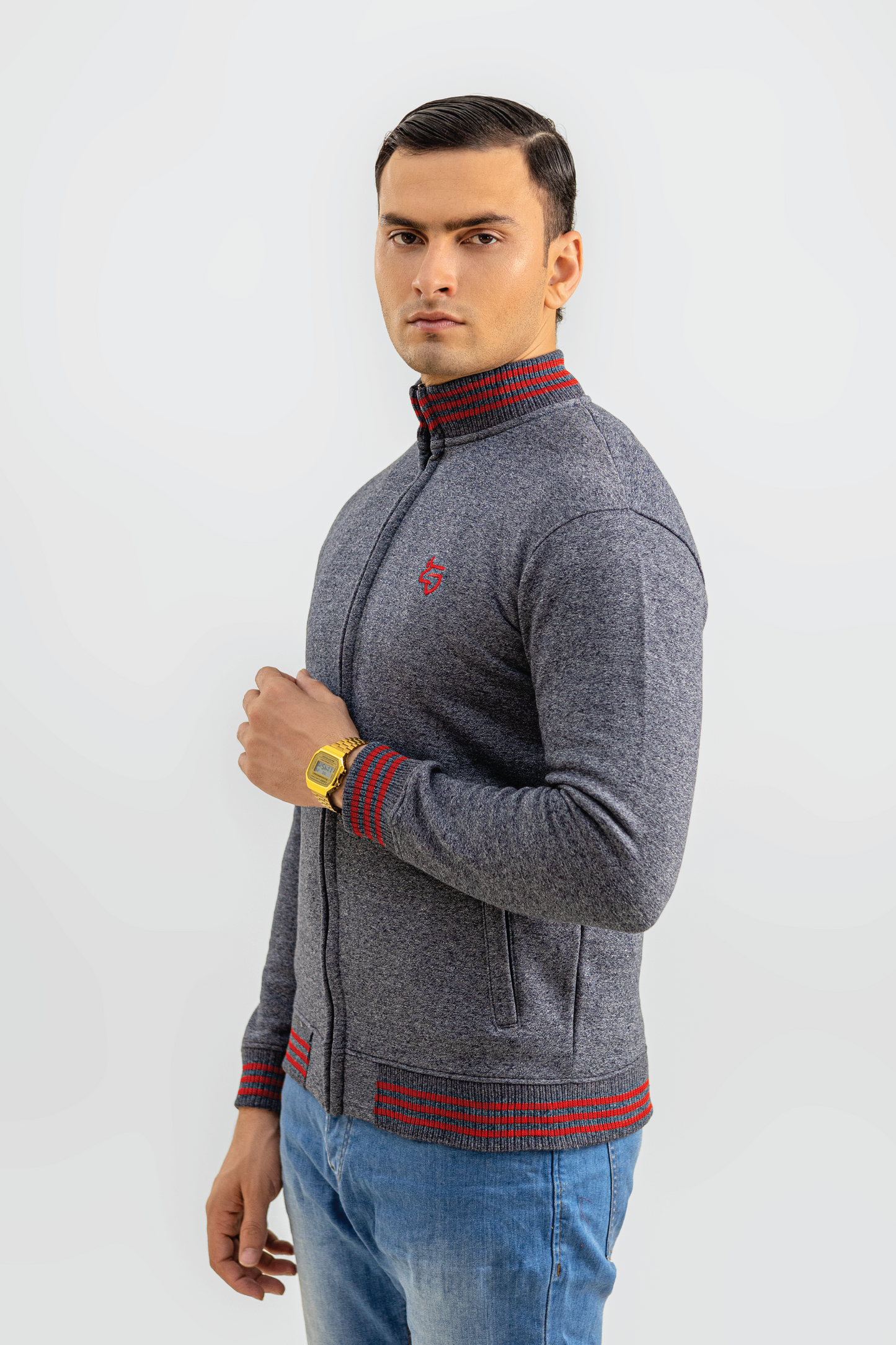 EXCLUSIVE NAVY ZIPPER