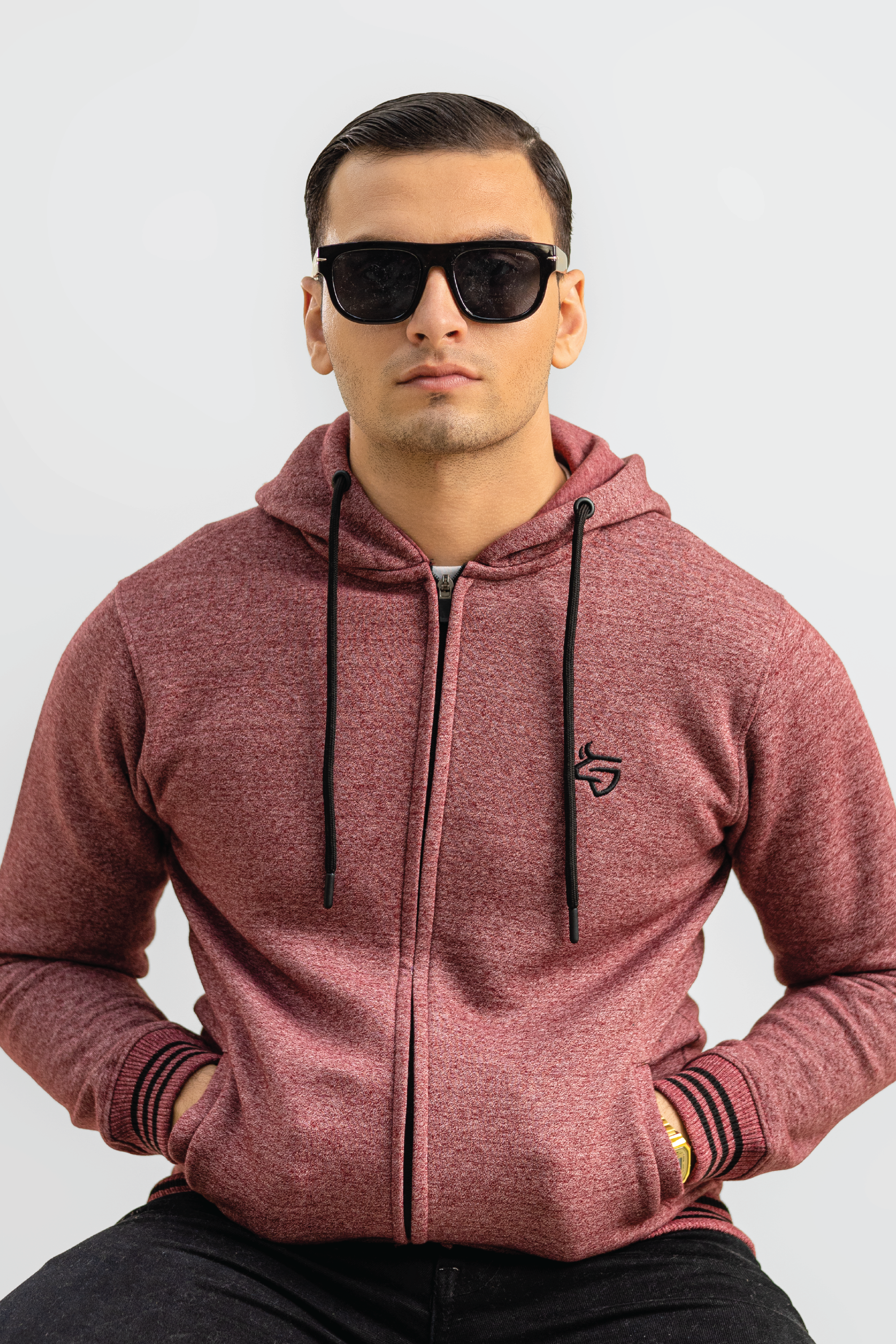 EXCLUSIVE MAROON HOODIE